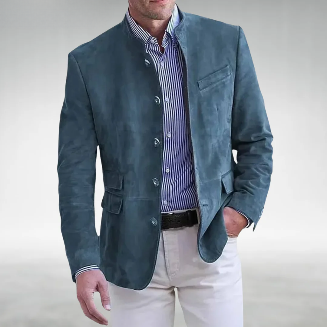HENRY – MODERN STAND COLLAR BLAZER