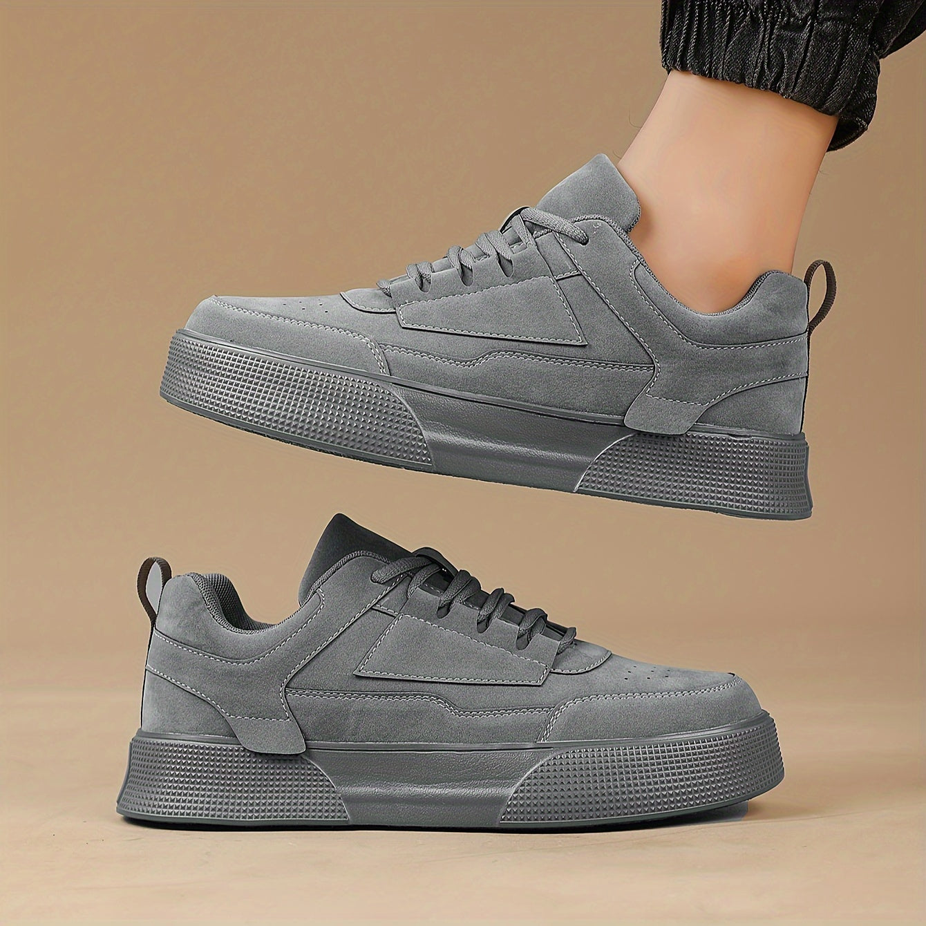 Anthony | Men’s Chunky Sole Lace Up Street Sneakers