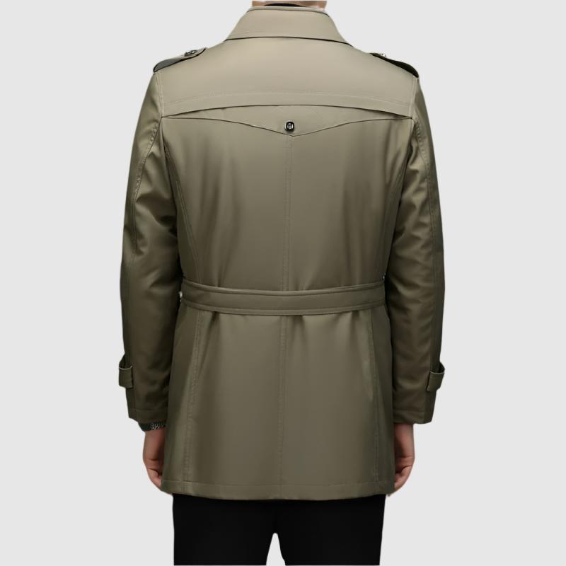 Alessandro Veneti Double Breasted Windbreaker