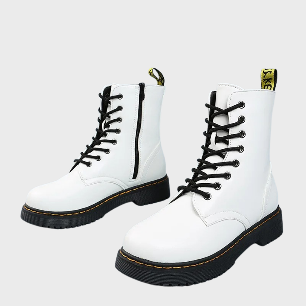 Ethan | Men’s Lace-Up Leather Combat Boots