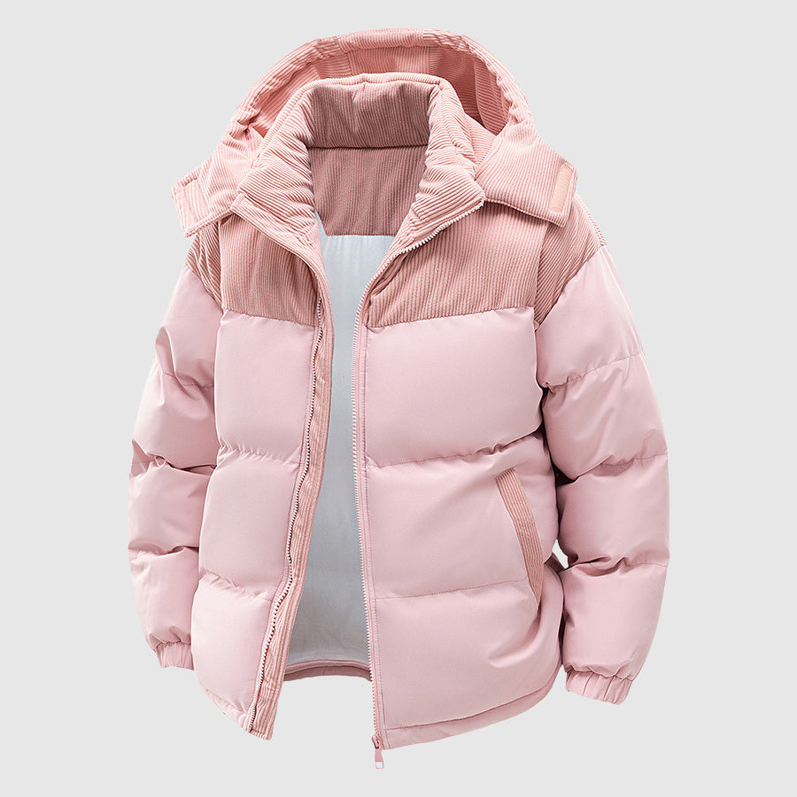 Casual Winter Zip-Up Puffer Men’s Jacket