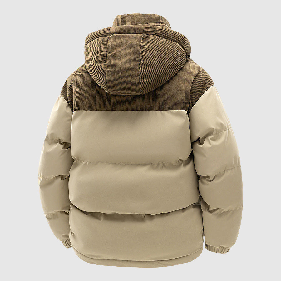 Casual Winter Zip-Up Puffer Men’s Jacket
