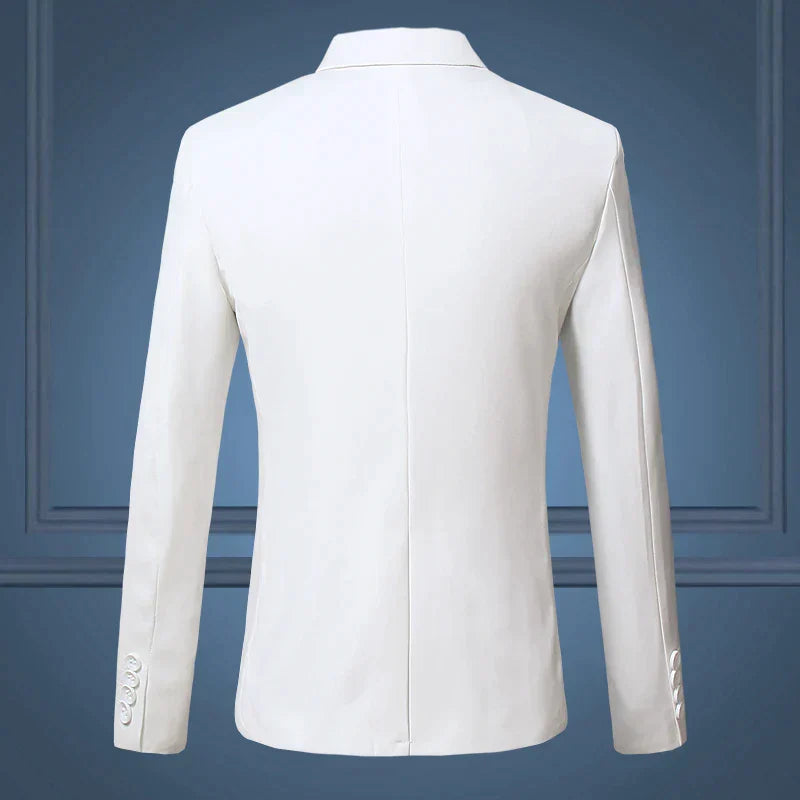 Andrew | Men’s Classic One Button Tailored Suit Blazer