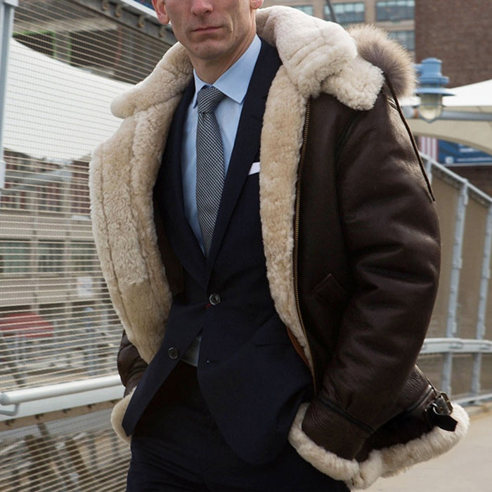 Highland Fur Lined Pilot Jacket
