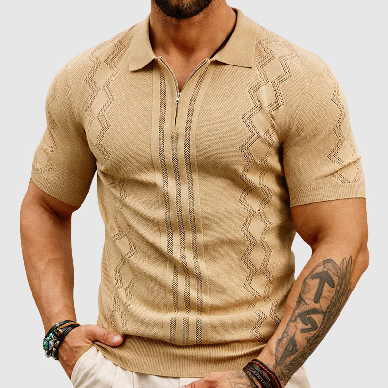 Lorenzo Vitali SilkKnit Polo Shirt