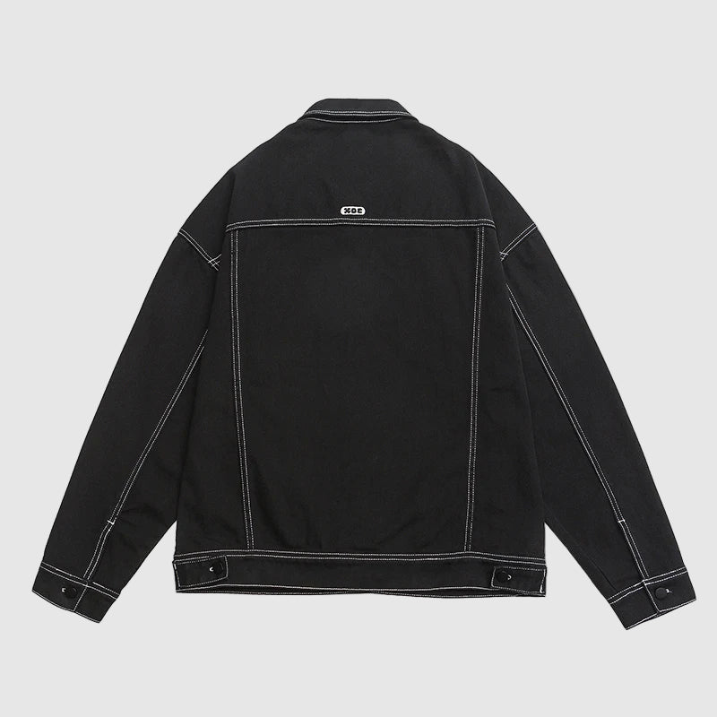 Lorenzo Vitali Retro Baggy Denim Jacket