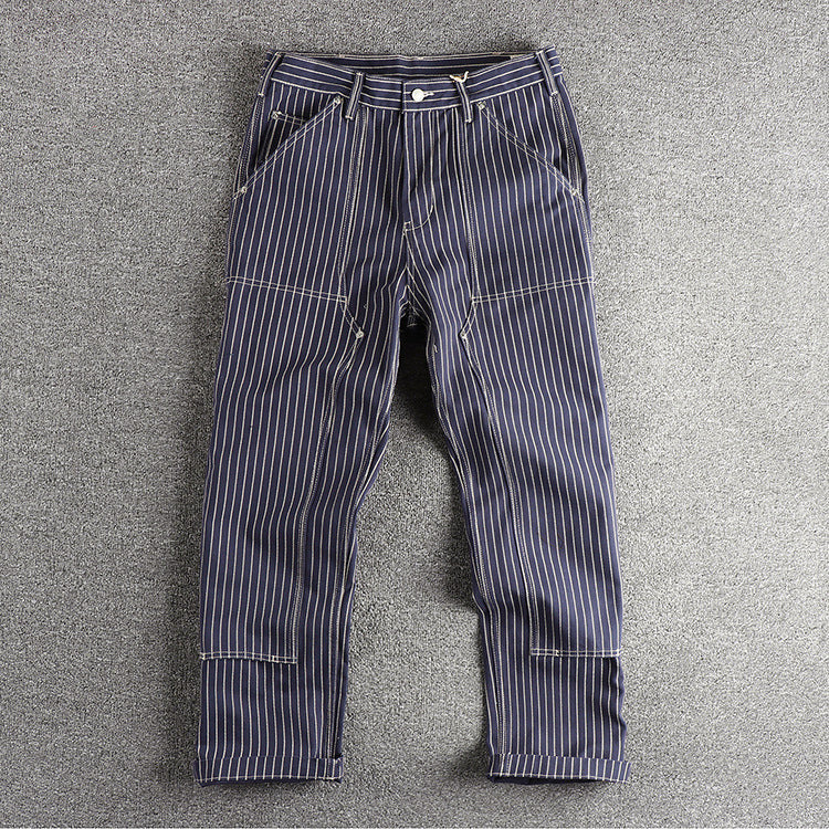 Men’s Heavy-Duty Cotton Double-Knee Pants