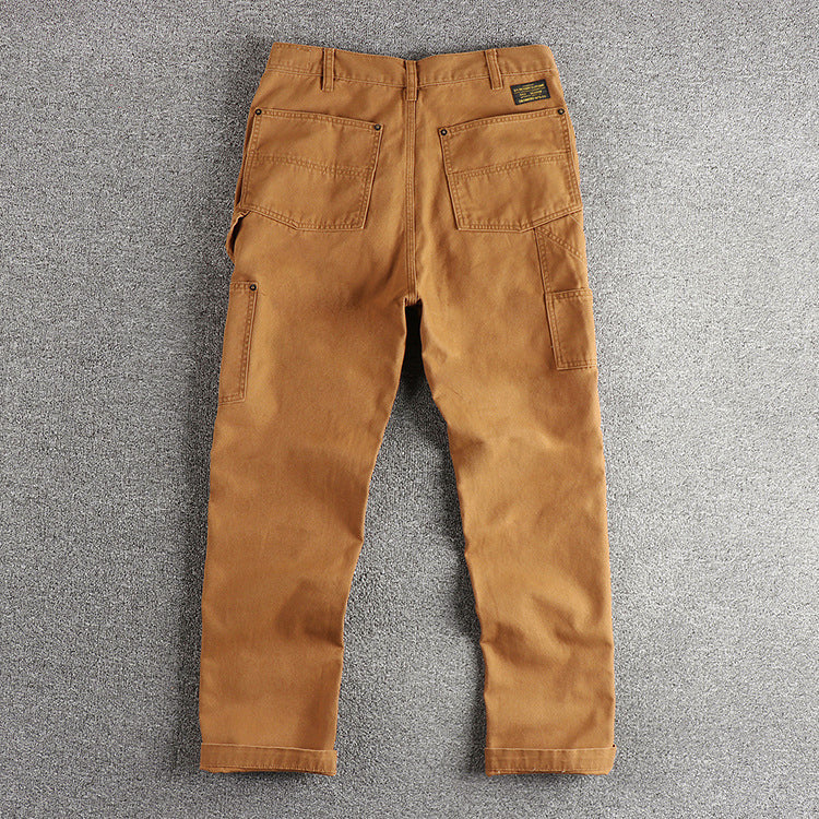 Men’s Heavy-Duty Cotton Double-Knee Pants