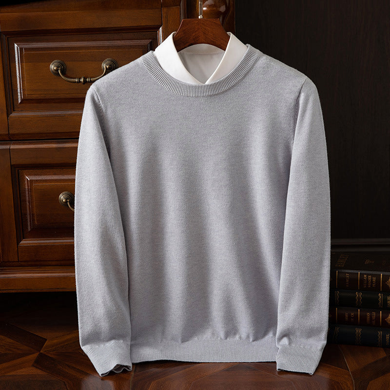 Men’s Regular-Fit Crewneck Knit Sweater