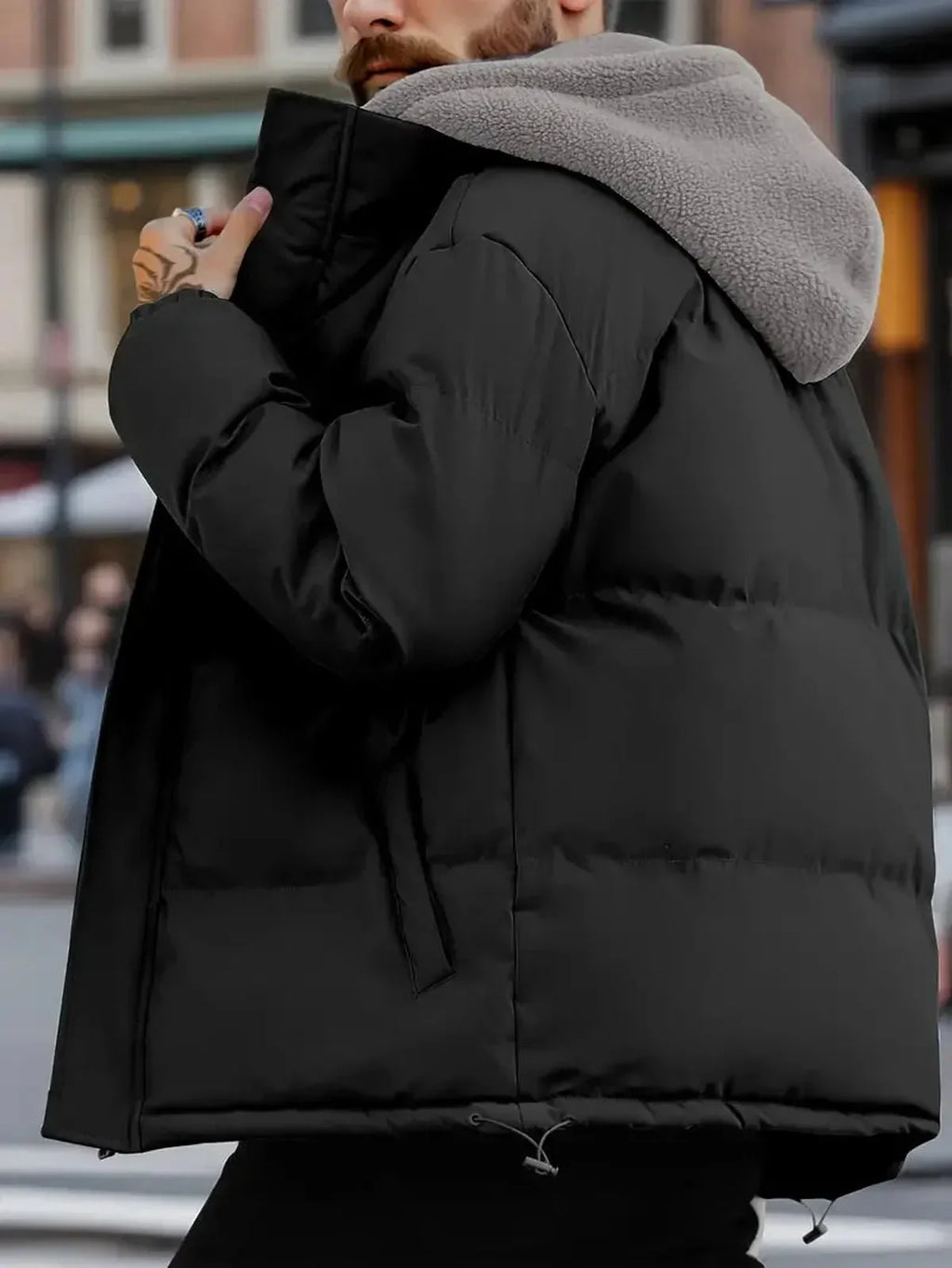 James | Men’s Hooded Warm Street Style Jacket