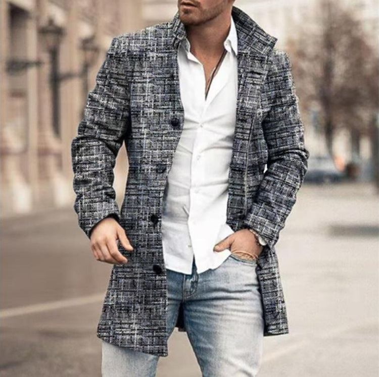 EMALIRA – LONG SLEEVE PLAID JACKET