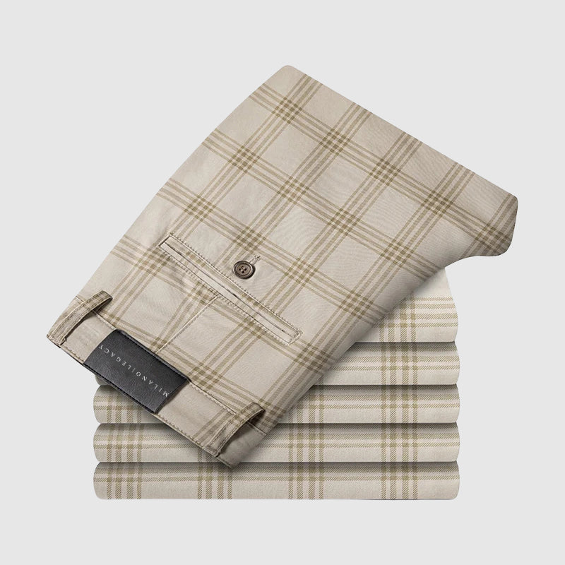 Roberto Russo Marston Plaid Pants
