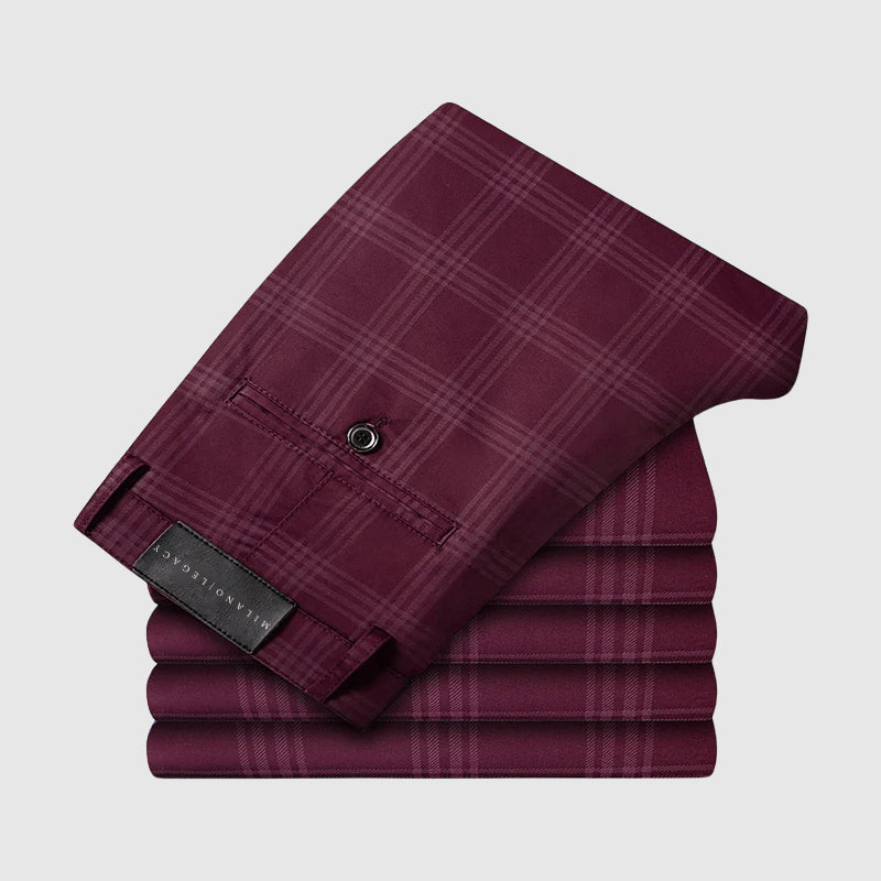 Roberto Russo Marston Plaid Pants