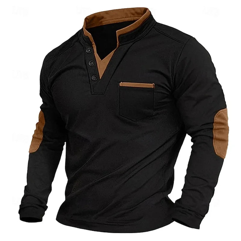 RAMO – STYLISH V-NECK SWEATSHIRT