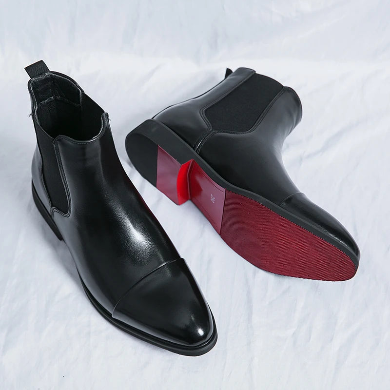 Sean | Men’s Suede Chelsea Boots with Elastic