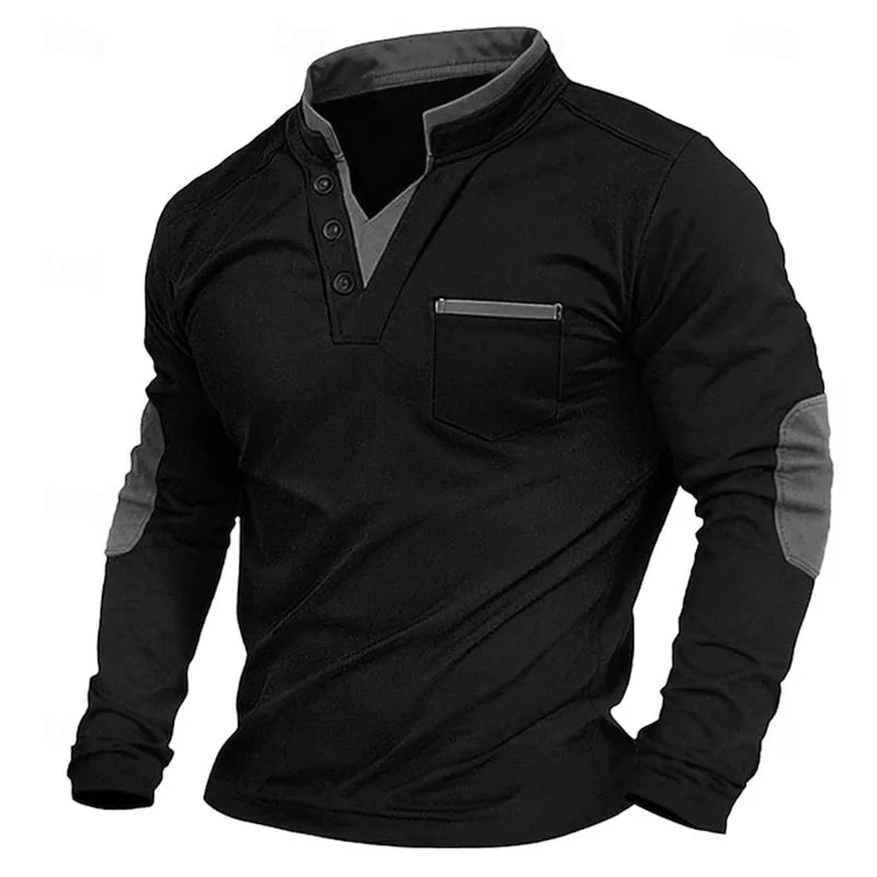 RAMO – STYLISH V-NECK SWEATSHIRT