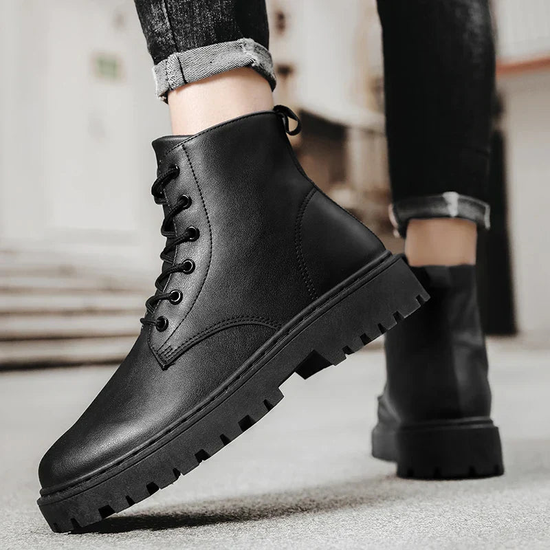 Alexander | Men’s Lace-Up Boots with Chunky Sole