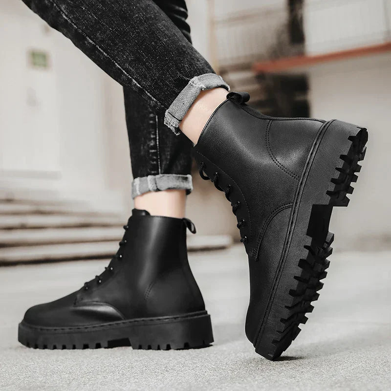 Alexander | Men’s Lace-Up Boots with Chunky Sole