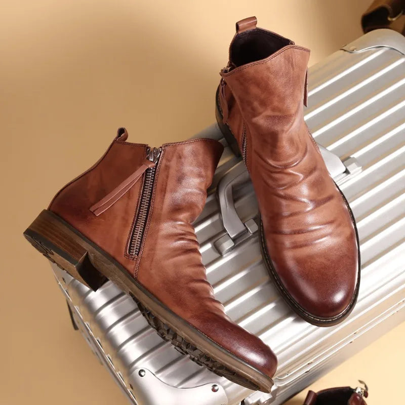 Owens - Leather Chelsea Boots