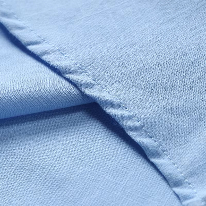 Theodore Willow Linen Polo Shirt