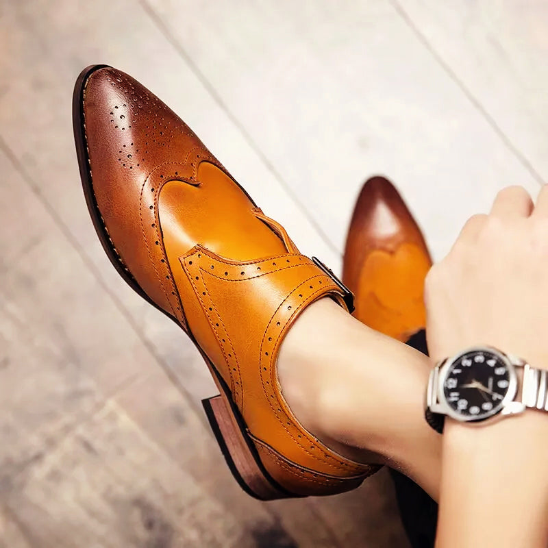 Maxwell Elm Pointed Oxford Shoes