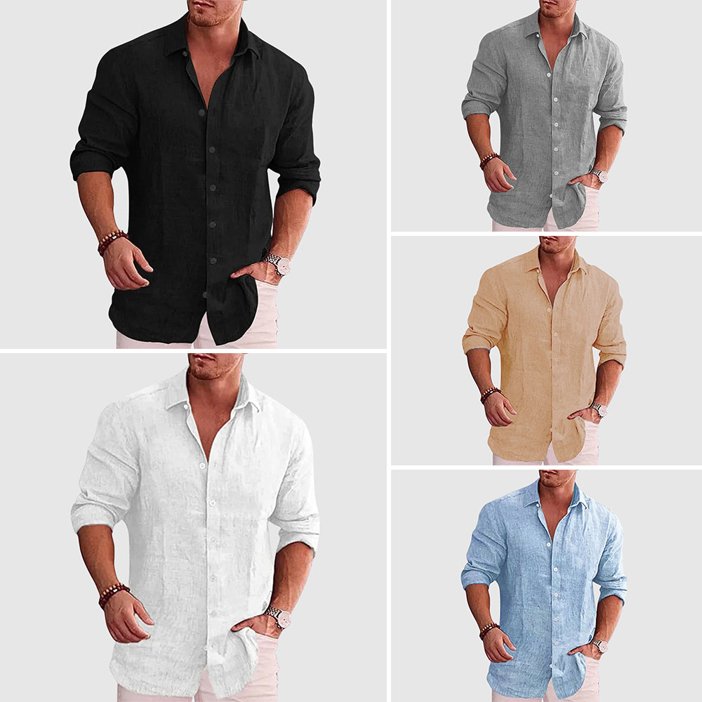 Theodore Willow Rustic Linen Shirt