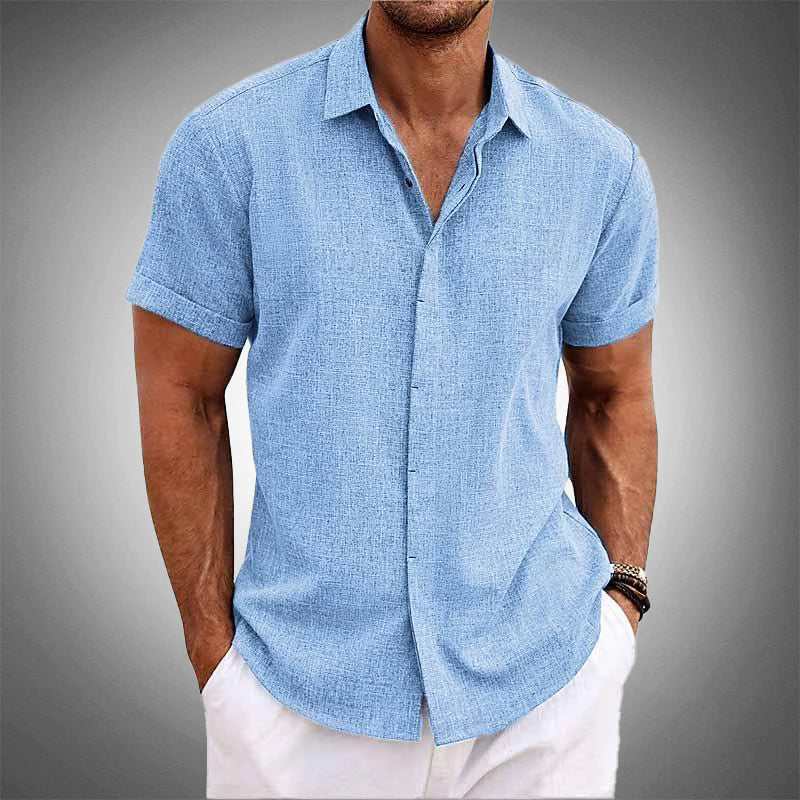 Theodore Willow Tropical Linen Shirt